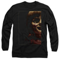 Annabelle Doll Tear Mens Long Sleeve Shirt Black Hoodie, Sweatshirt | CiraTrend.com (Image 1)