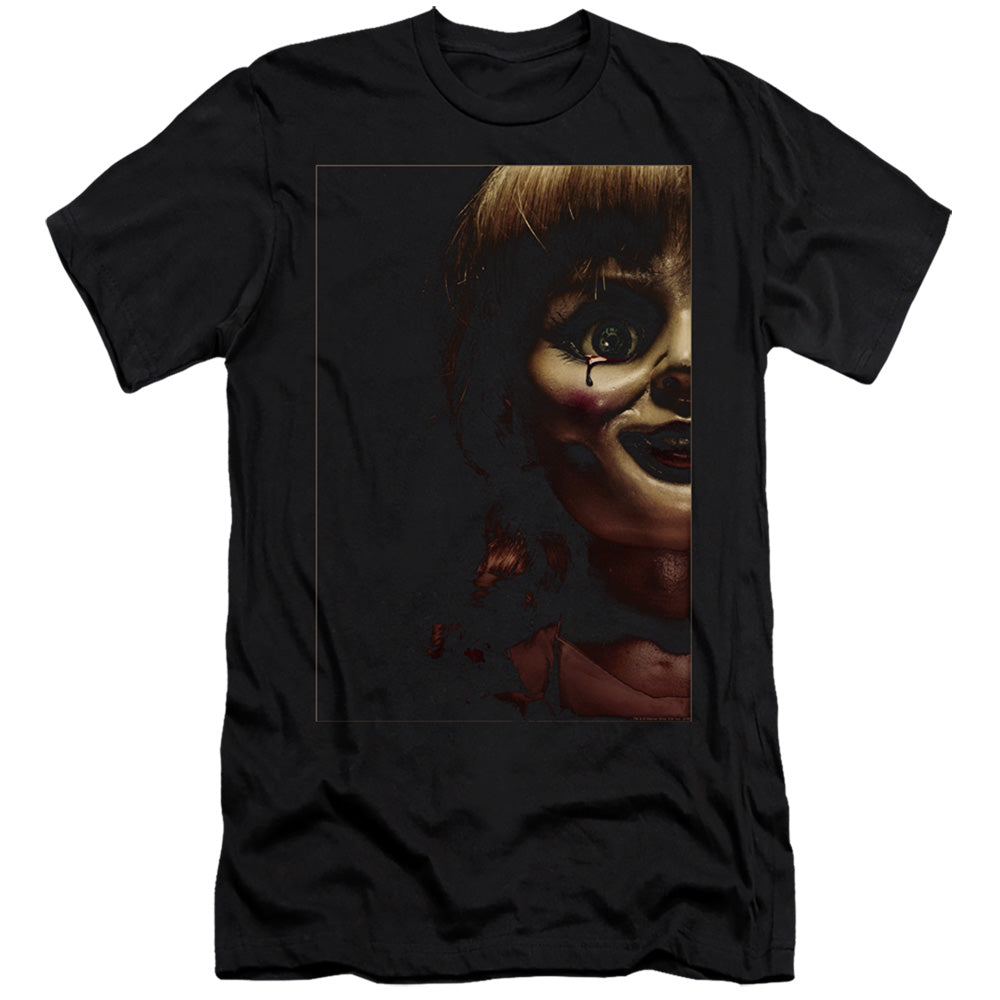 Annabelle Doll Tear Premium Bella Canvas Slim Fit Mens T Shirt Black Hoodie, Sweatshirt | CiraTrend.com