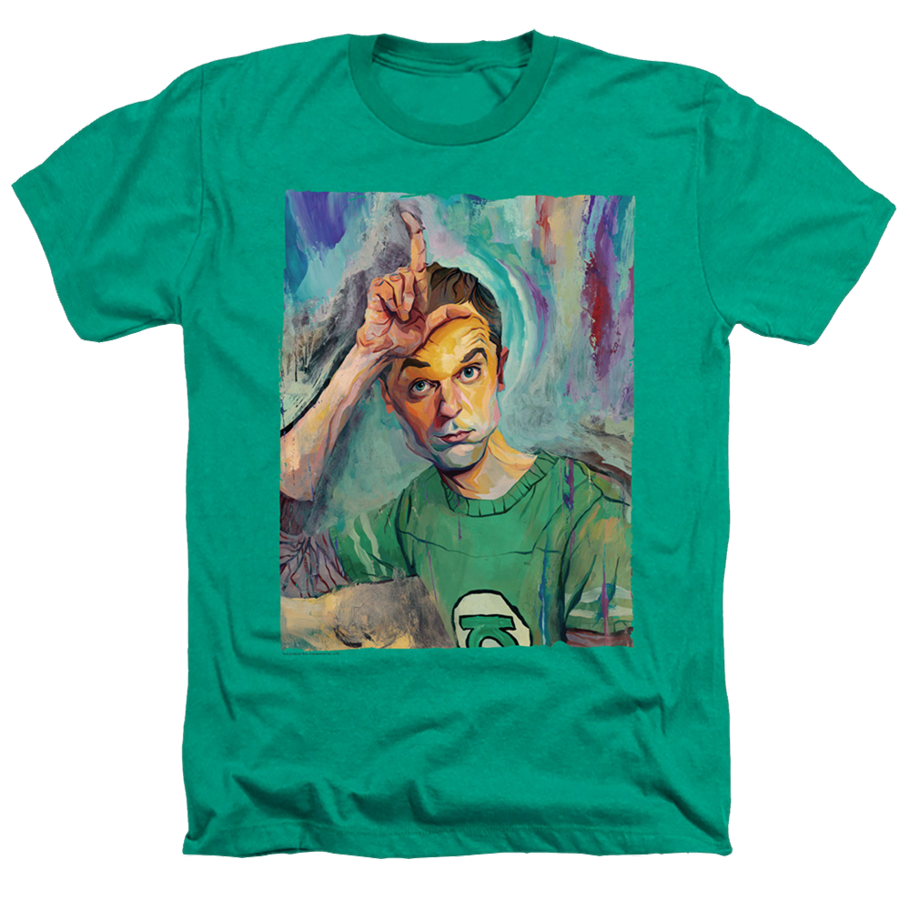 Big Bang Theory, The Sheldon Painting - Men's Heather T-Shirt Hoodie, Sweatshirt | CiraTrend.com