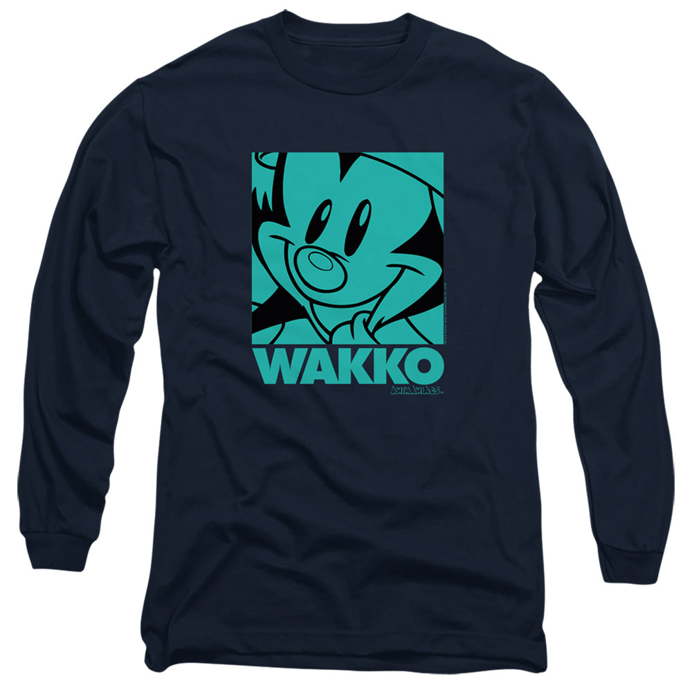 Animaniacs Pop Wakko Mens Long Sleeve Shirt Navy Hoodie, Sweatshirt | CiraTrend.com (Image 1)