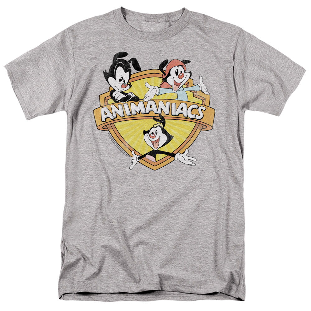Animaniacs Shielded Animaniacs Mens T Shirt Athletic Heather Hoodie, Sweatshirt | CiraTrend.com