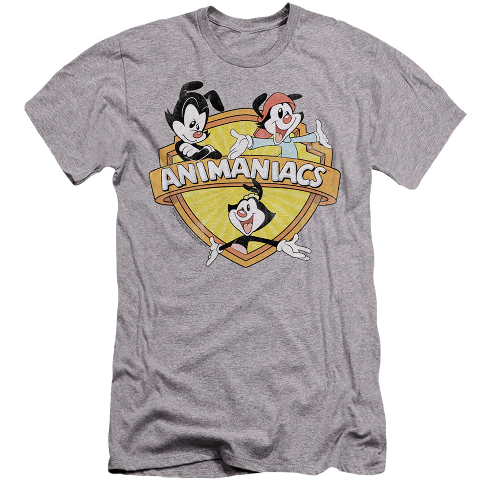Animaniacs Shielded Animaniacs Hbo Premium Bella Canvas Slim Fit Mens T Shirt Athletic Heather Hoodie, Sweatshirt