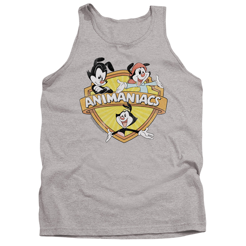 Animaniacs Shielded Animaniacs Mens Tank Top Shirt Athletic Heather Hoodie, Sweatshirt | CiraTrend.com (Image 2)