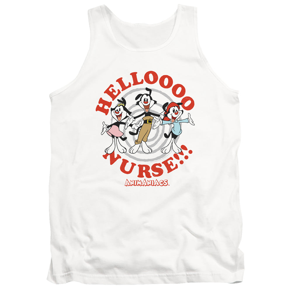 Animaniacs Hello Nurse Mens Tank Top Shirt White Hoodie, Sweatshirt | CiraTrend.com