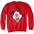 Animaniacs Yakko Head Mens Crewneck Sweatshirt Red T-Shirts, Hoodie | CiraTrend.com
