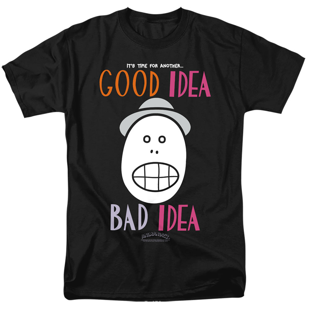 Animaniacs Good Idea Bad Idea Mens T Shirt Black Hoodie, Sweatshirt | CiraTrend.com