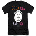 Animaniacs Good Idea Bad Idea Slim Fit Mens T Shirt Black Hoodie, Sweatshirt | CiraTrend.com