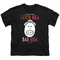 Animaniacs Good Idea Bad Idea Kids Youth T Shirt Black Hoodie, Sweatshirt | CiraTrend.com