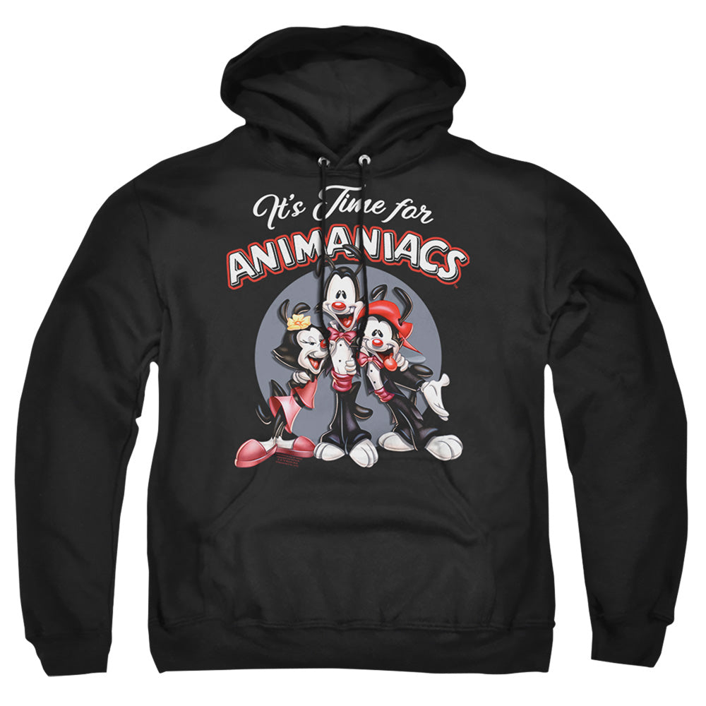 Animaniacs Its Time For Mens Hoodie Black T-Shirts, Sweatshirt | CiraTrend.com (Image 2)