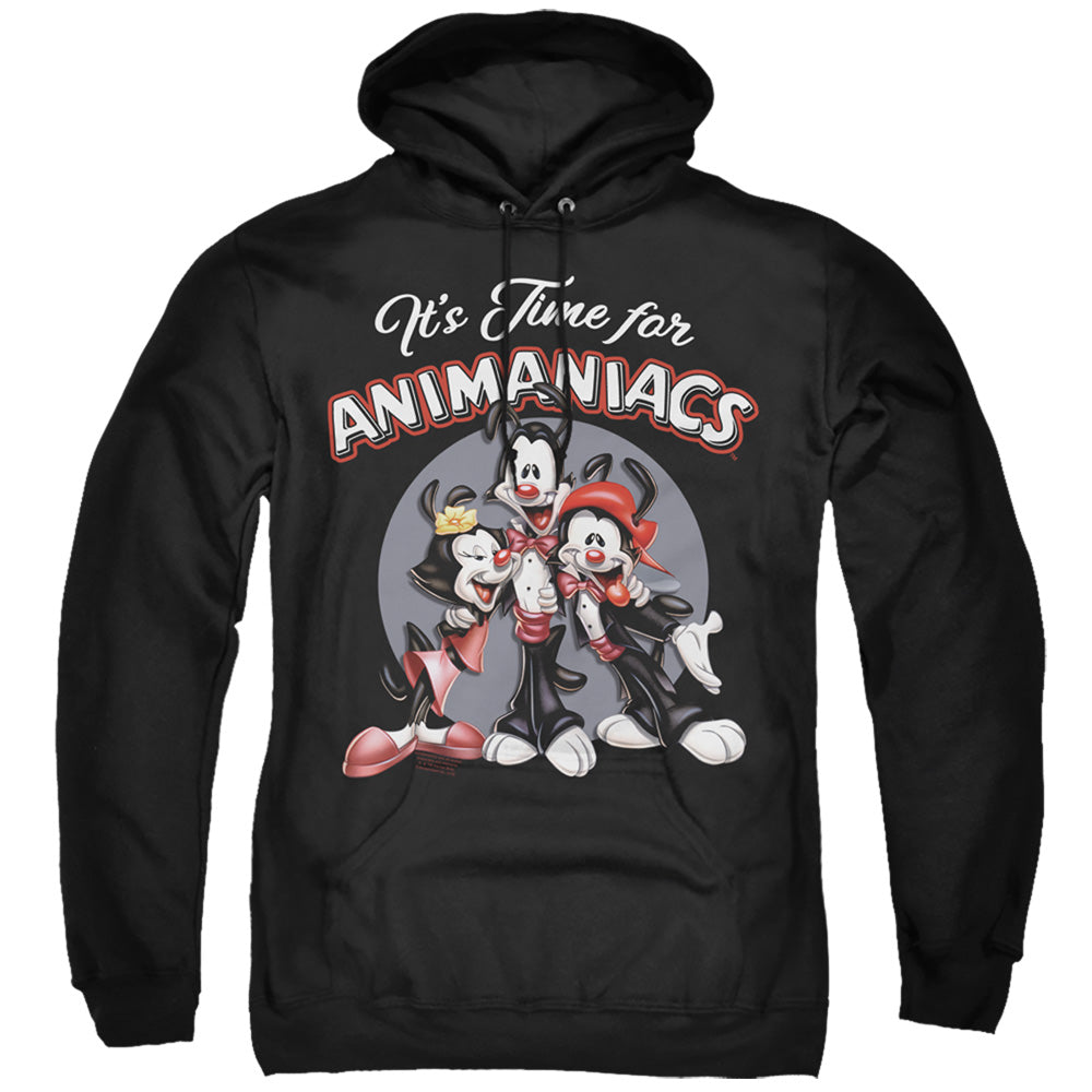 Animaniacs Its Time For Mens Hoodie Black T-Shirts, Sweatshirt | CiraTrend.com (Image 1)