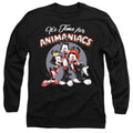 Animaniacs Its Time For Mens Long Sleeve Shirt Black Hoodie, Sweatshirt | CiraTrend.com (Image 1)