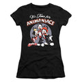 Animaniacs Its Time For Junior Sheer Cap Sleeve Womens T Shirt Black Hoodie, Sweatshirt | CiraTrend.com