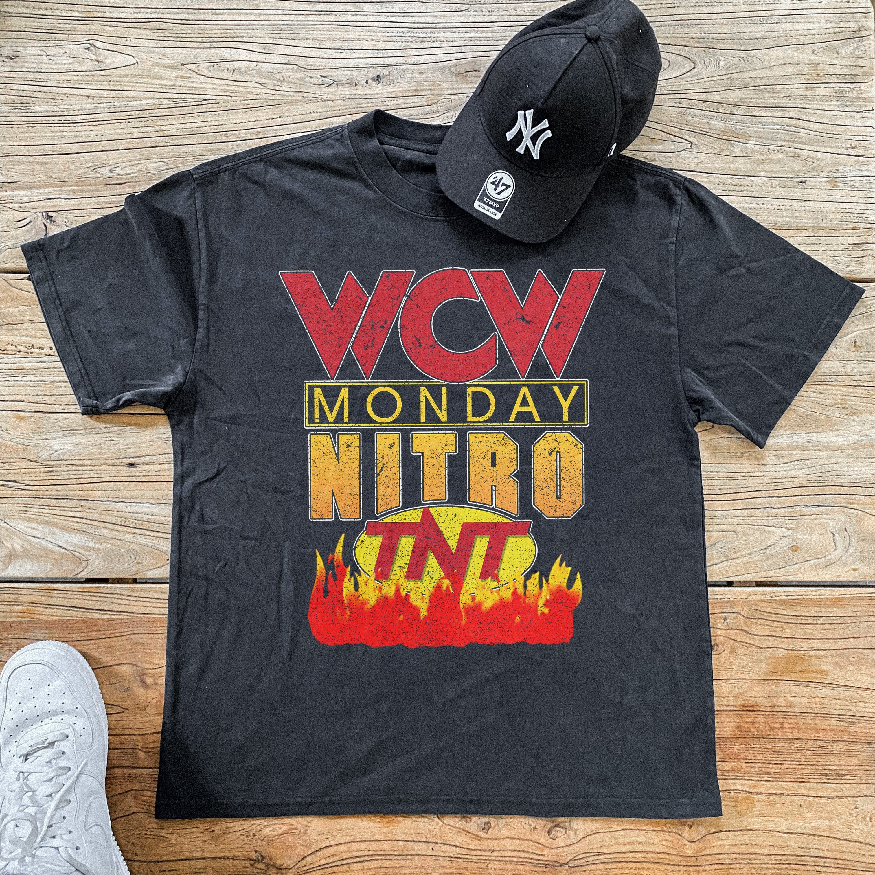 WCW MONDAY NITRO TNT HEAVYWEIGHT BLACK T-SHIRT Hoodie, Sweatshirt | CiraTrend.com (Image 1)
