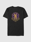 Wednesday Nevermore School Crest T-Shirt Hoodie, Sweatshirt | CiraTrend.com (Image 1)