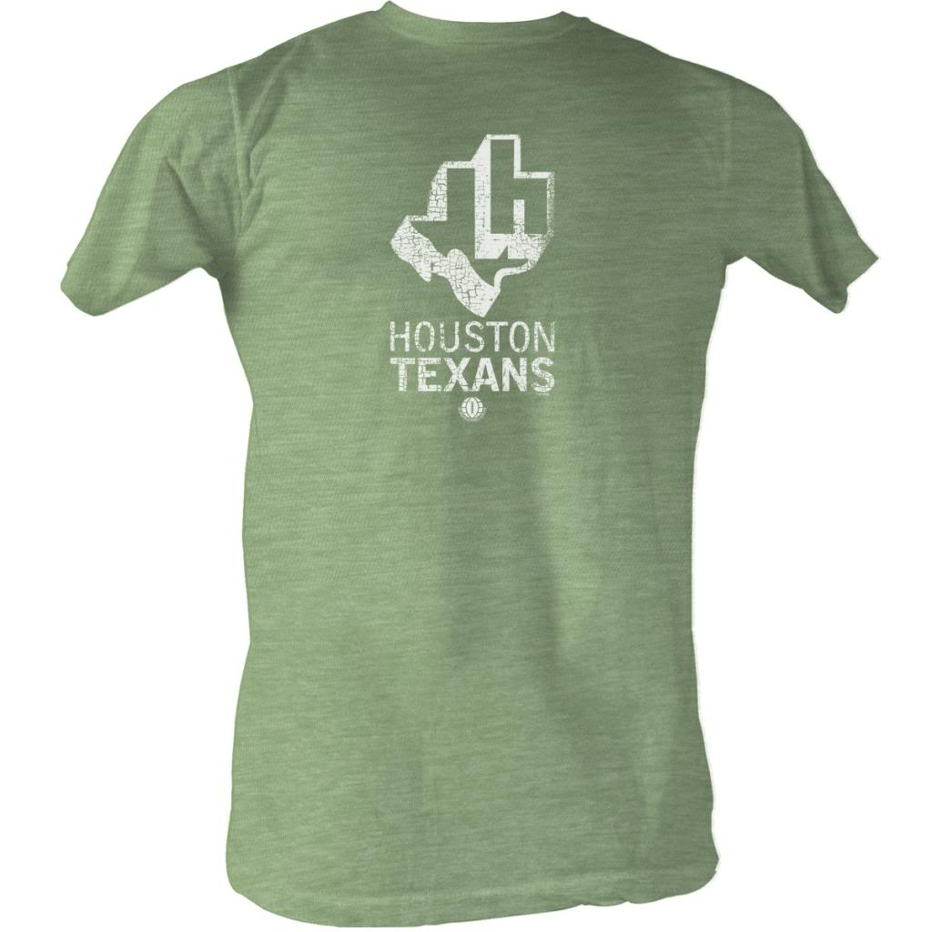 Wfl Mens S/S T-Shirt - Texans White - Heather Kelly Heather Hoodie, Sweatshirt | CiraTrend.com