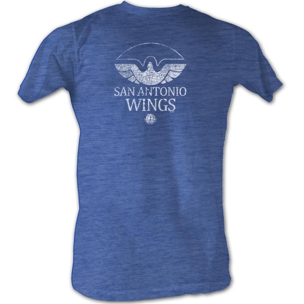 Wfl Mens S/S T-Shirt - Wings White - Heather Royal Heather Hoodie, Sweatshirt | CiraTrend.com