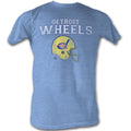 Wfl Mens S/S T-Shirt - Wheels - Heather Light Blue Heather Hoodie, Sweatshirt | CiraTrend.com