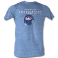 Wfl Mens S/S T-Shirt - Wash Amb - Heather Light Blue Heather Hoodie, Sweatshirt | CiraTrend.com