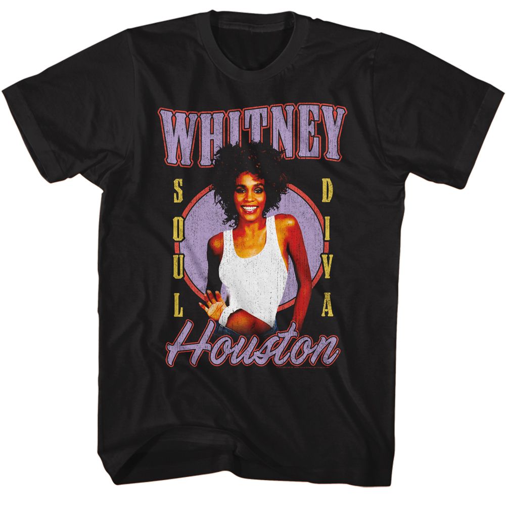 Whitney Houston Soul Diva Official T-Shirt Hoodie, Sweatshirt | CiraTrend.com