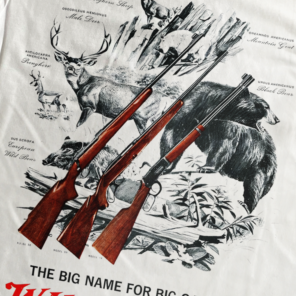 WINCHESTER 'BIG GAME' HEAVYWEIGHT WHITE T-SHIRT Hoodie, Sweatshirt | CiraTrend.com (Image 2)