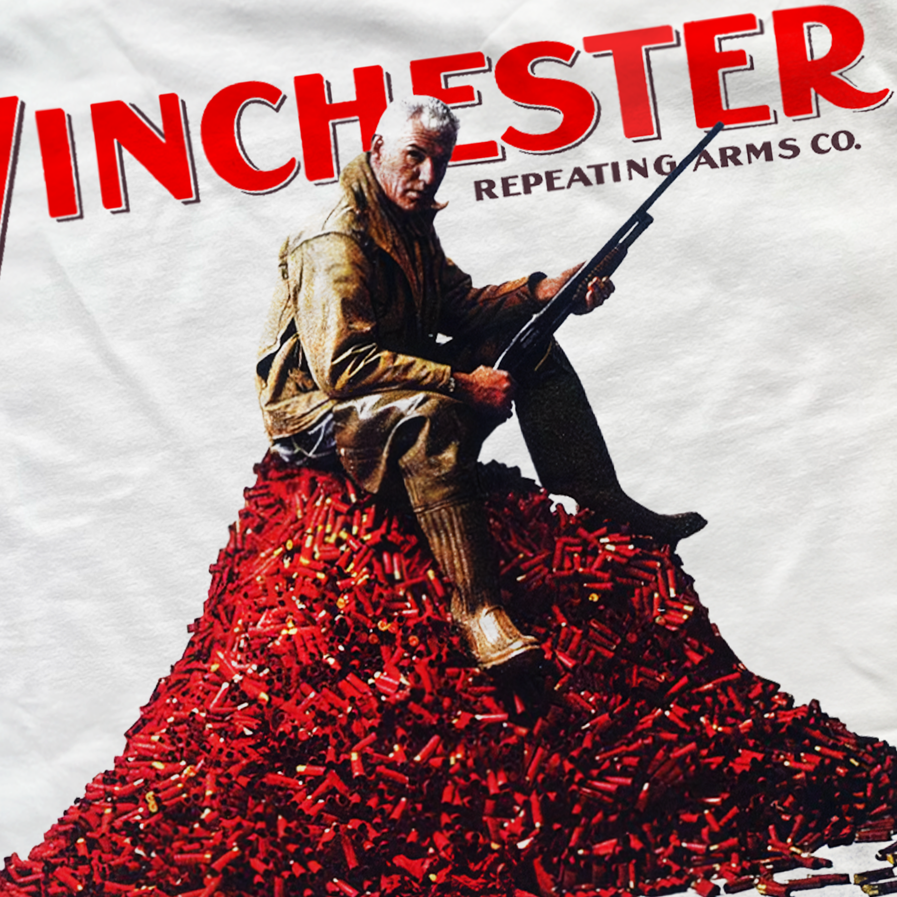 WINCHESTER 'REPEATING ARMS CO.' HEAVYWEIGHT WHITE T-SHIRT Hoodie, Sweatshirt | CiraTrend.com (Image 3)