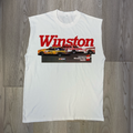 WINSTON 'NASCAR RACING' 80S CUT-OFF WHITE TEE Hoodie, Sweatshirt | CiraTrend.com (Image 1)