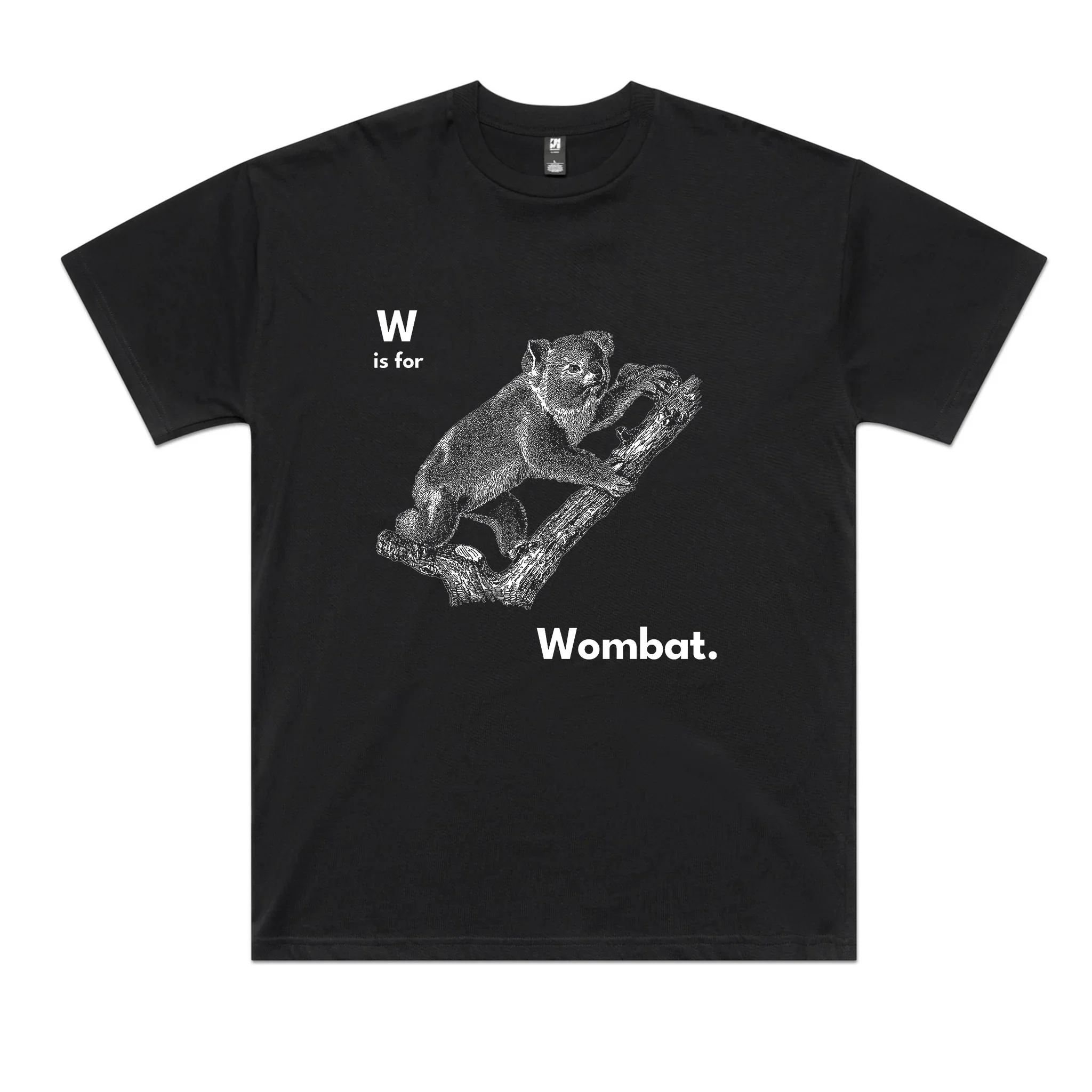 W Is For Wombat Oversized Tee Hoodie, Sweatshirt | CiraTrend.com (Image 2)