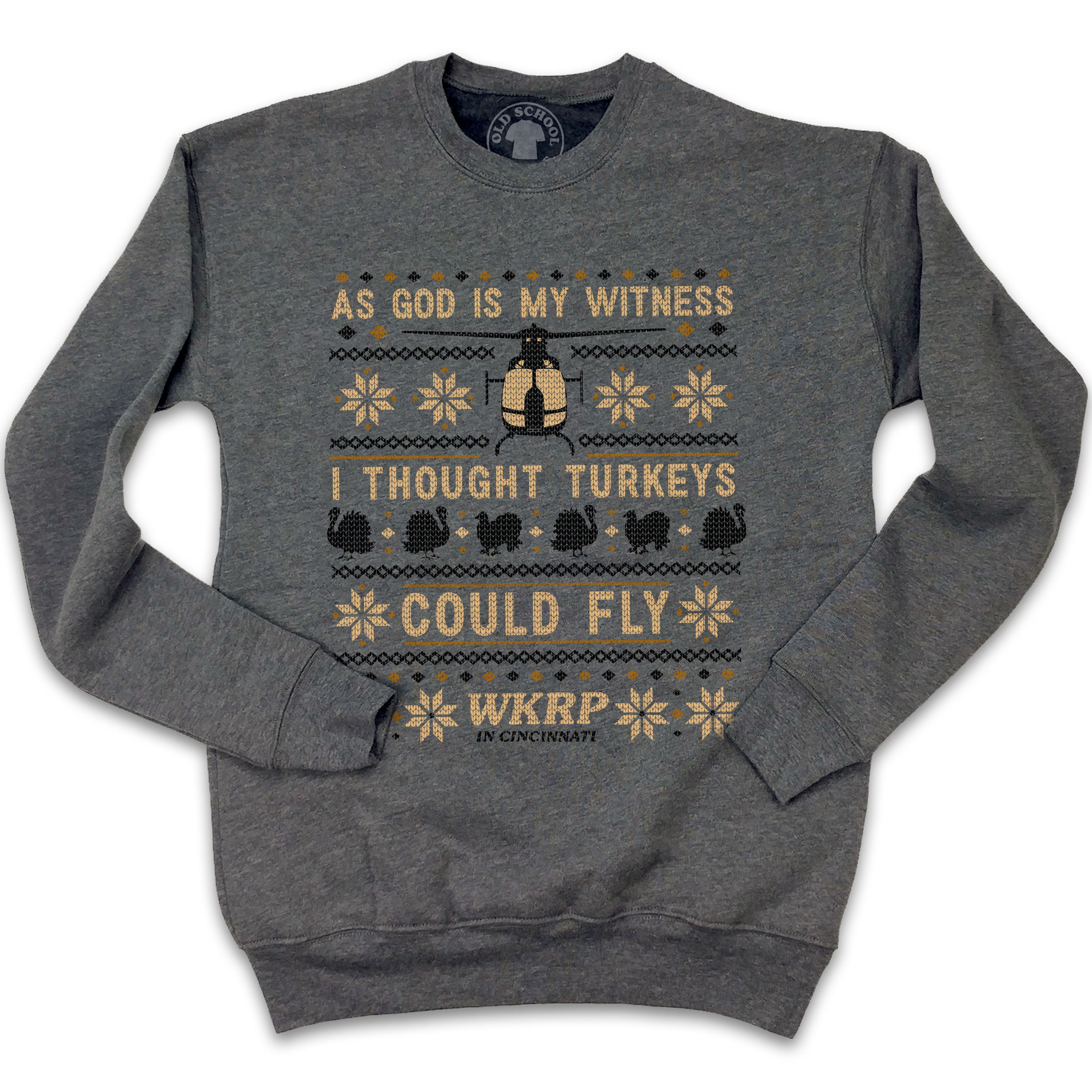 I Thought Turkeys Could Fly - WKRP Ugly Sweatshirt T-Shirts, Hoodie | CiraTrend.com