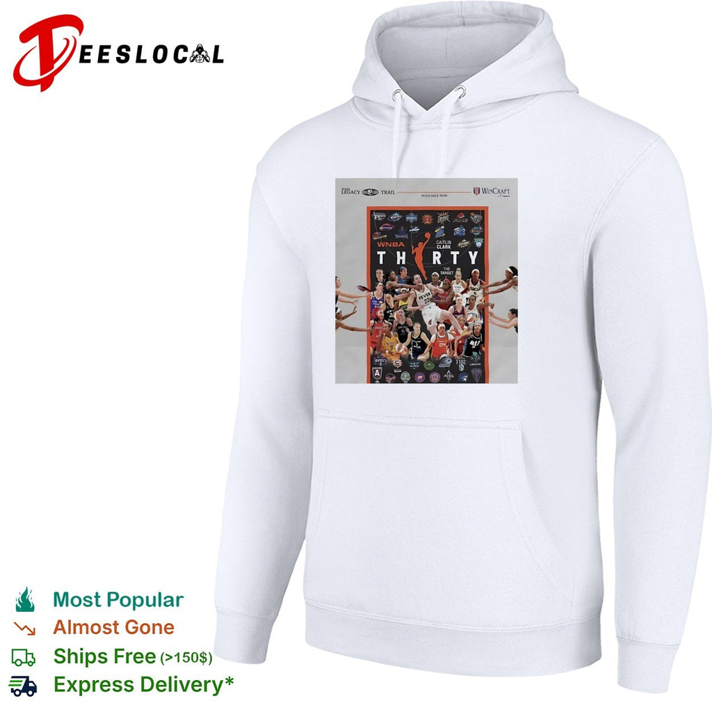 WNBA thirty anniversary collage shirt