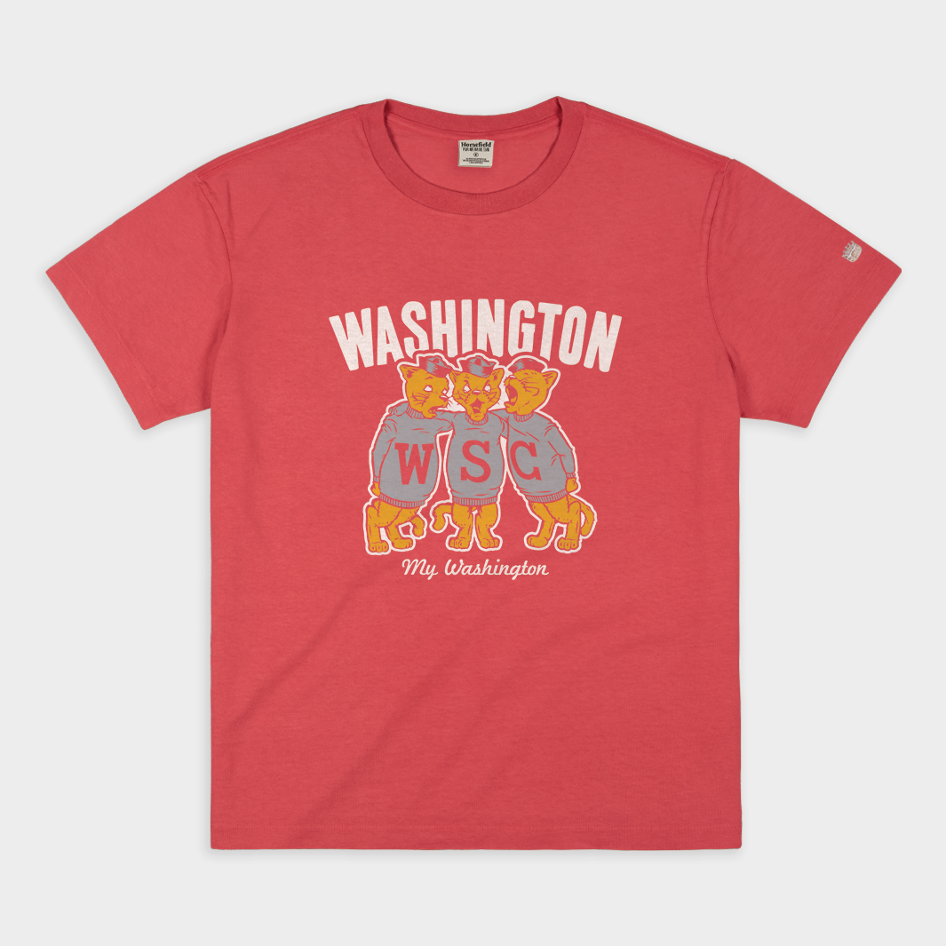 Washington State Singing Cougars Vintage Heavyweight Tee