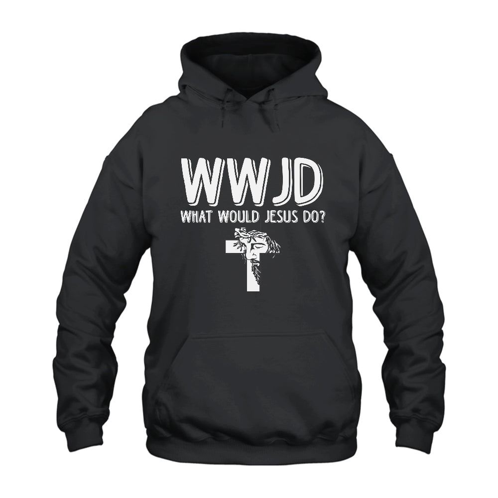 WWJD What Would Jesus Do Hoodie