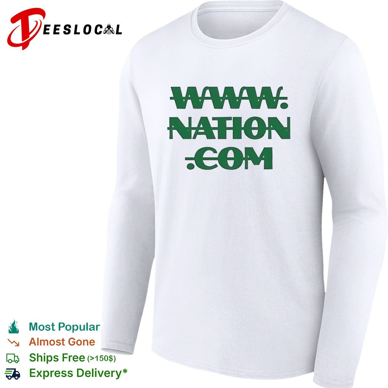 WWW Nation com internet shirt