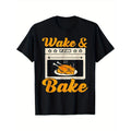 Wake Bake Turkey Feast Meal Dinner Chef Funny Thanksgiving men T-Shirt made in usa Hoodie, Sweatshirt | CiraTrend.com