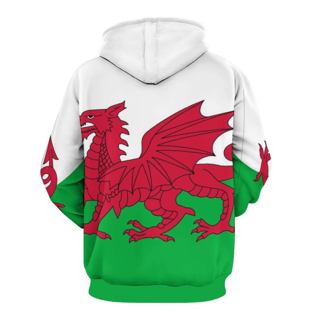 Wales Welsh Flag Hoodie