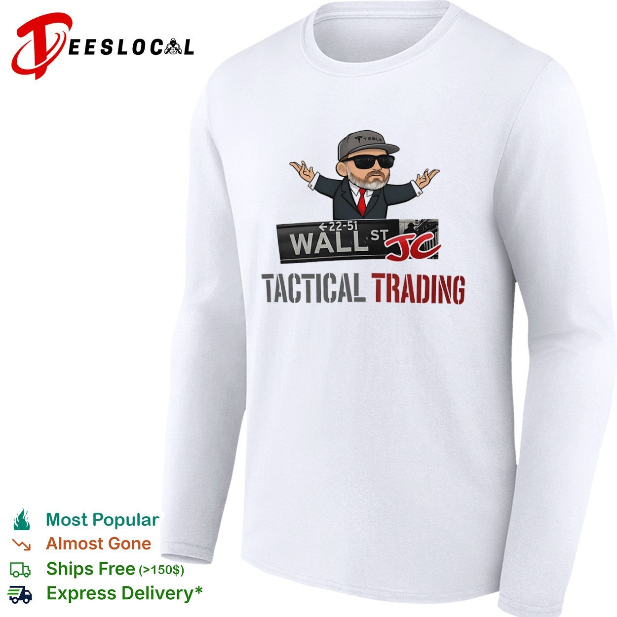 Wall Street Tactical Trading guy suit shirt