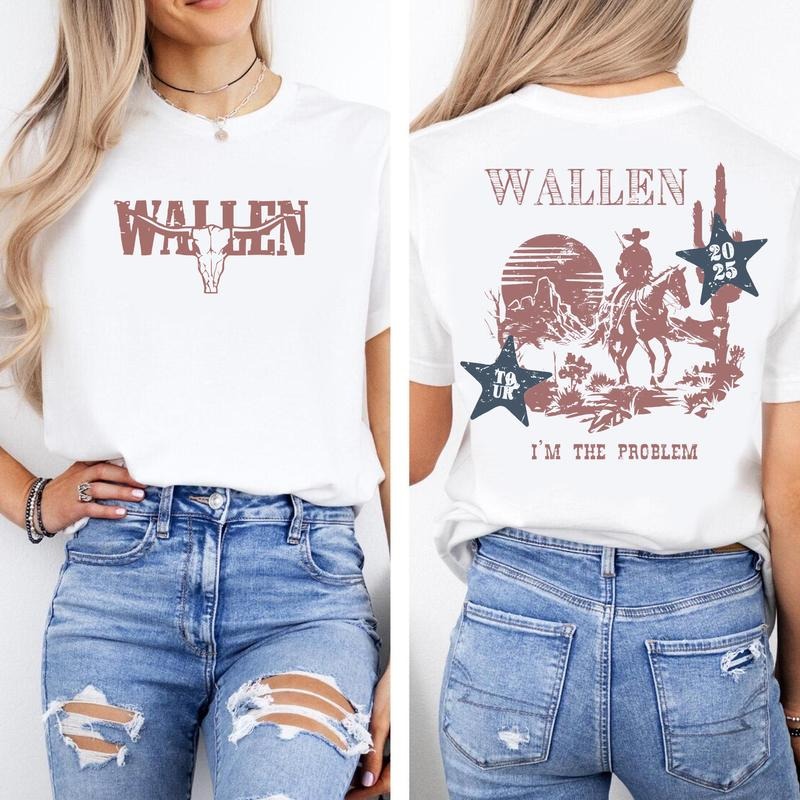 Wallen Western Country Music Shirt Casual Streetwear Styles Nashville Cowboy Style Gift Idea For Fans Hoodie, Sweatshirt