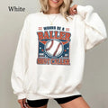 Wanna Be a Baller Shot Caller Sweatshirt, Vintage Retro Baseball Shirt, Baseball Player Crewneck, Game Day Sports...