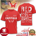 Washington Capitals Official NHL Red Friday Two Sided Shirt