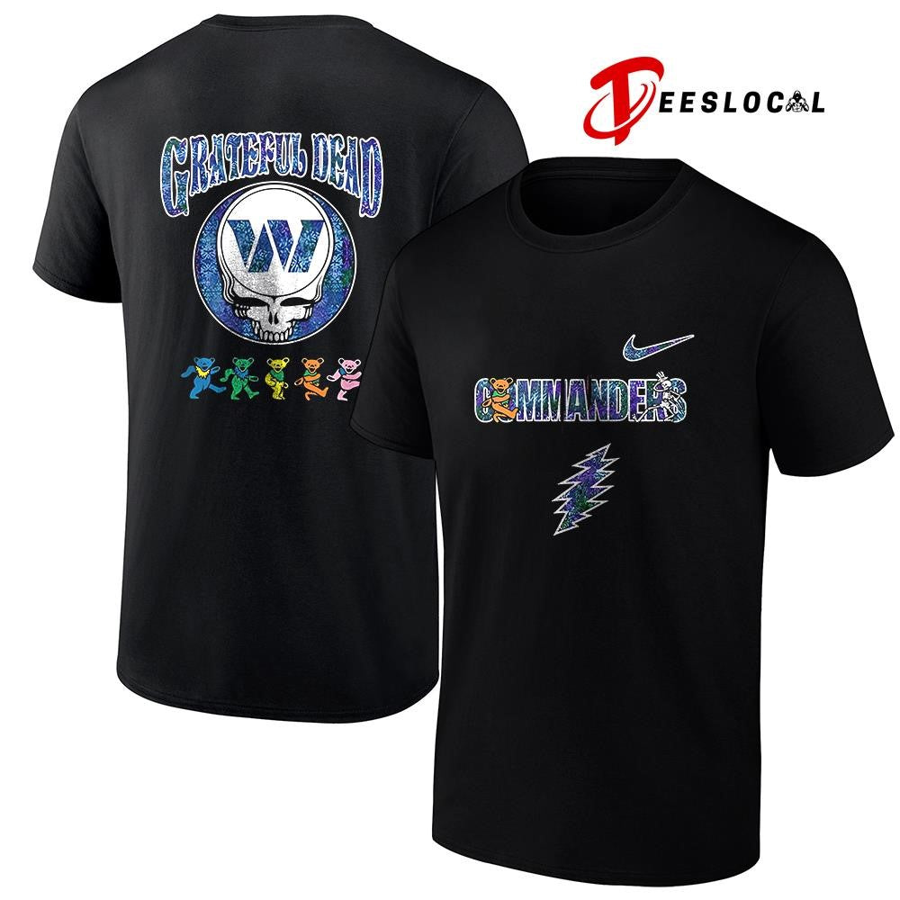 Washington Commanders Grateful Dead 60 years of Rock shirt