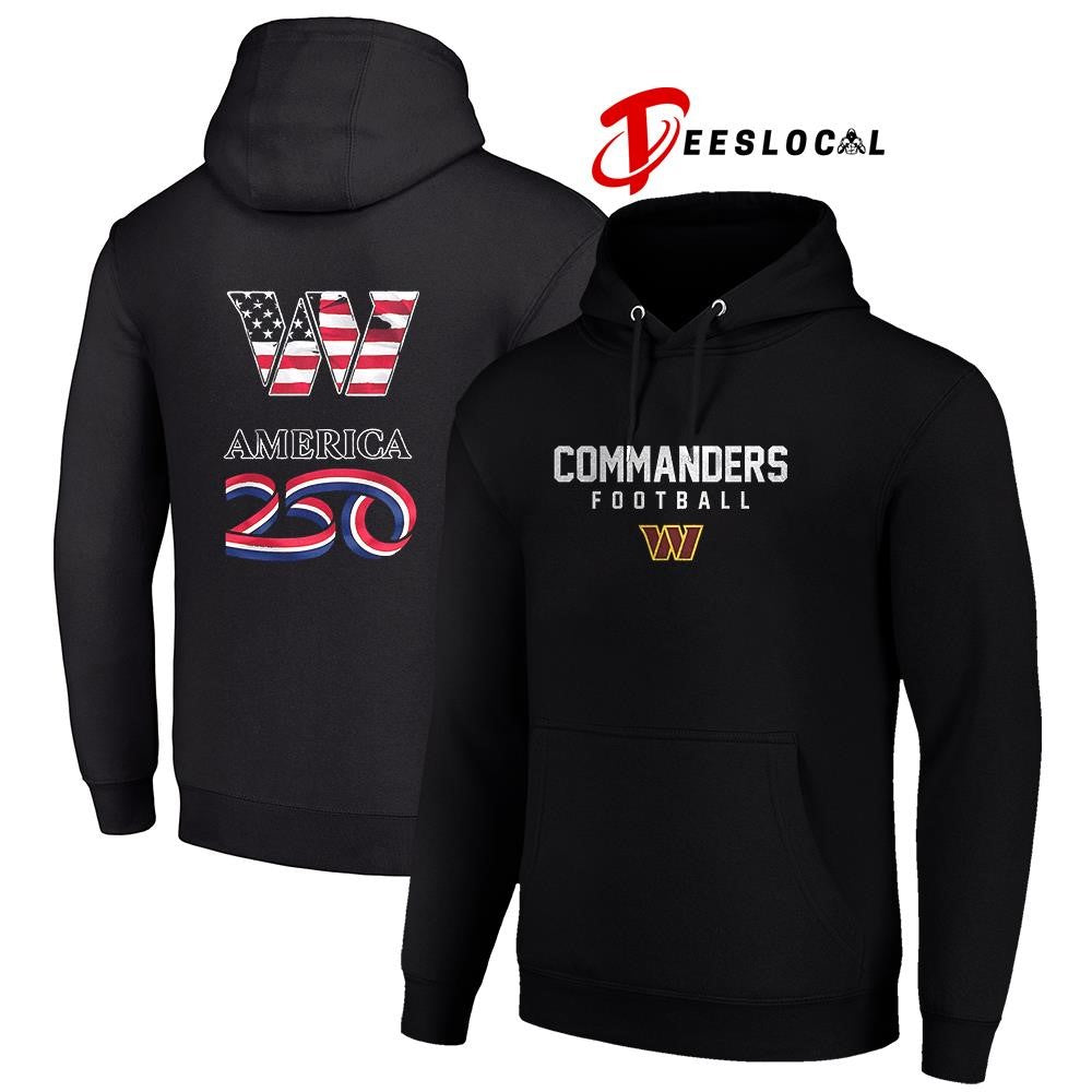 Washington Commanders x 250 years of America camo shirt