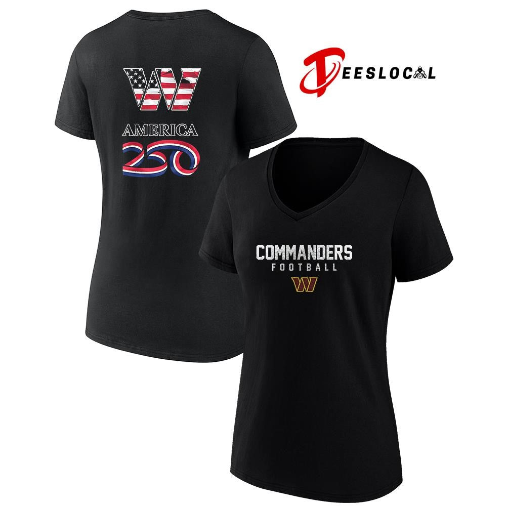 Washington Commanders x 250 years of America camo shirt