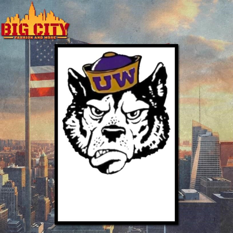 Washington Huskies Football Mascot Hat Uw Shirt