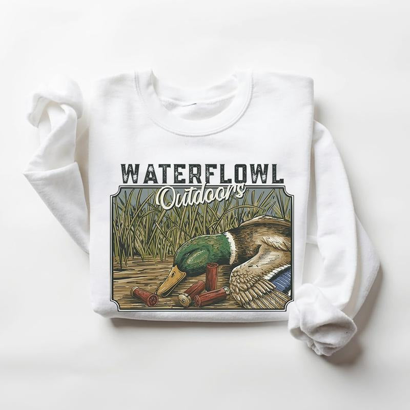 Water flowl Outdoors Mallard Duck Hunting Season Sweatshirt Hoodie, T-shirt Unisex Nature Animal Lover Deer Duck Dog...