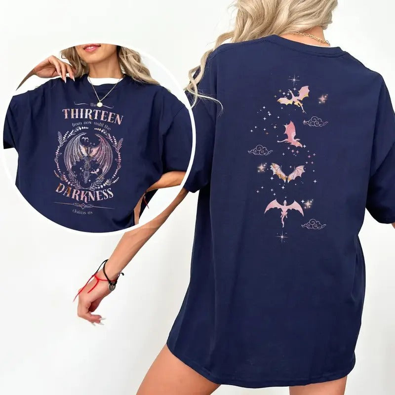 Watercolor The Thirteen Throne Of Glass Comfort Colors TShirt, Sjm Merch, From Now Until The Darkness Claims Us Shirt, We...
