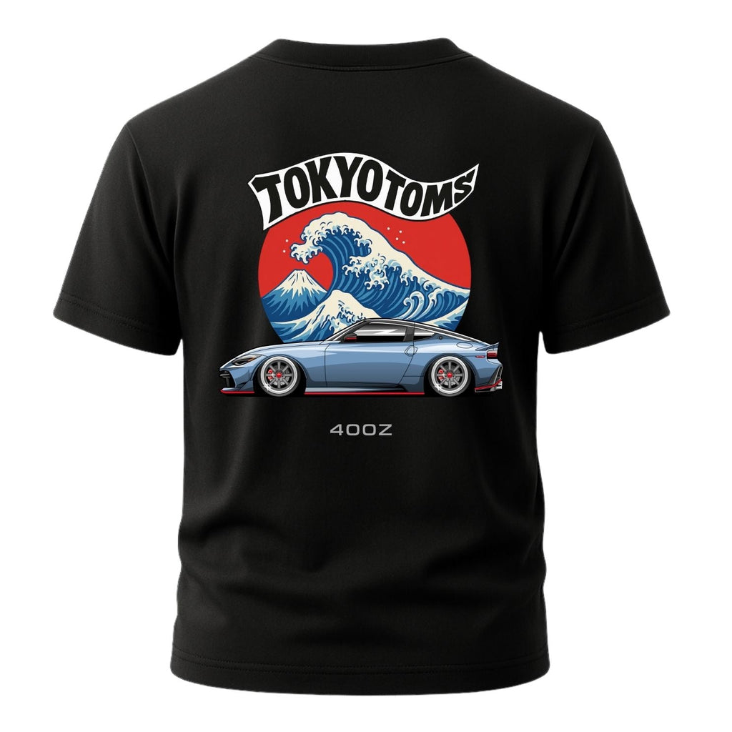 Tokyo Toms Nissan Fairlady 400Z Wave T-Shirt Hoodie, Sweatshirt | CiraTrend.com (Image 2)