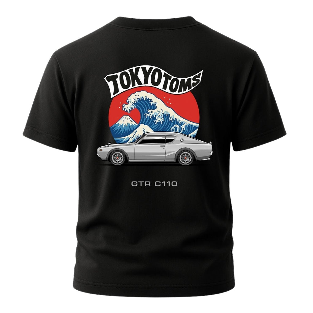 Tokyo Toms Nissan GTR C110 Wave T-Shirt Hoodie, Sweatshirt | CiraTrend.com (Image 2)