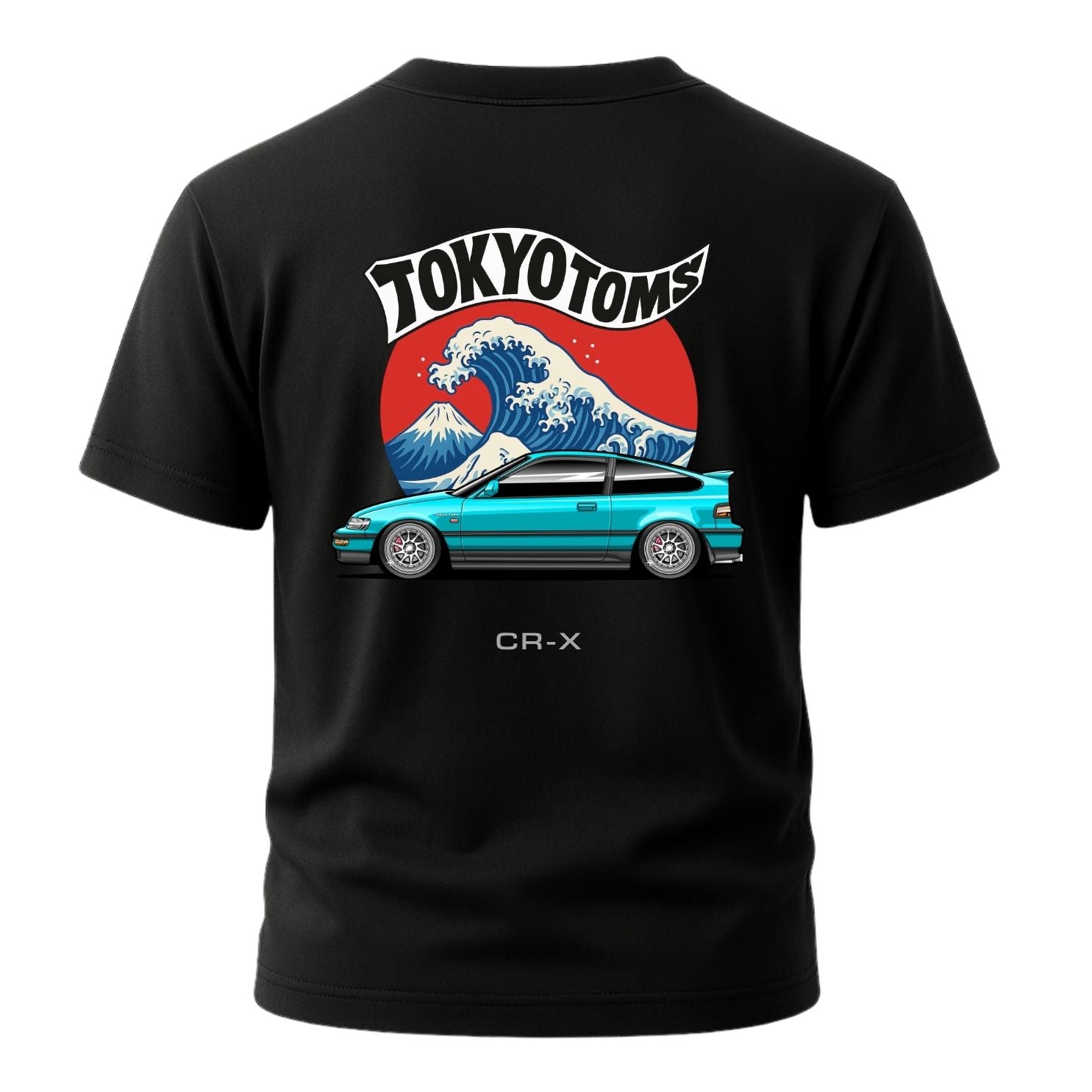 Tokyo Toms Honda CRX Wave T-Shirt Hoodie, Sweatshirt | CiraTrend.com (Image 2)