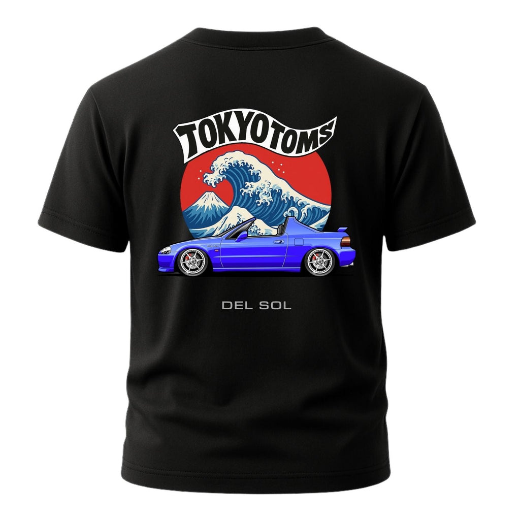 Tokyo Toms Honda Del Sol Wave T-Shirt Hoodie, Sweatshirt | CiraTrend.com (Image 2)