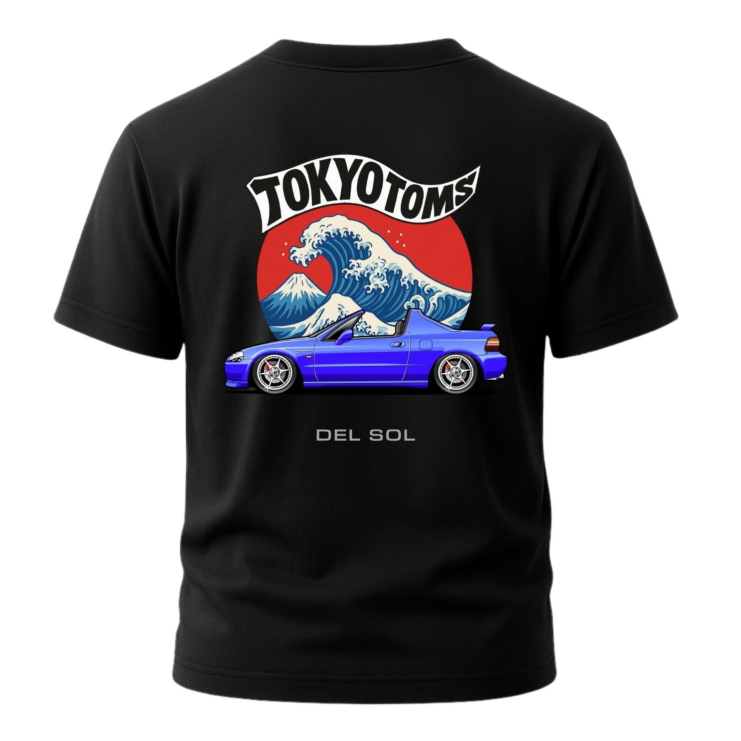 Tokyo Toms Honda Del Sol Wave T-Shirt Hoodie, Sweatshirt | CiraTrend.com (Image 2)