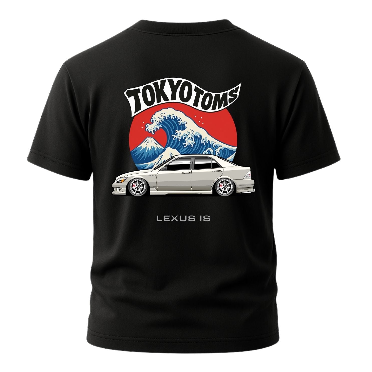 Tokyo Toms Lexus IS Wave T-Shirt Hoodie, Sweatshirt | CiraTrend.com (Image 2)
